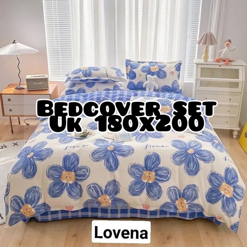 BEDCOVER SET UK 180X200 bonita kintakun homemade murah sprei set bedcover