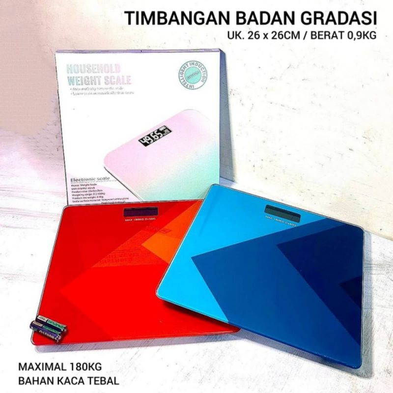 Timbangan badan digital timbangan pengukur berat badan