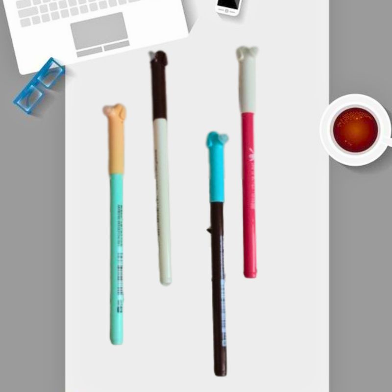 

ERASEABLE PEN DOG CHARACTER, CUTE & AESTHETIC PEN