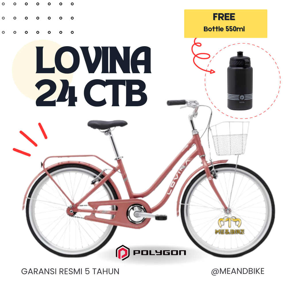 Sepeda Mini CTB Lovina 24 7 Speed Polygon