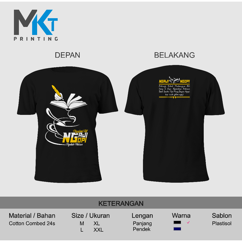 kaos ngaji ngopi