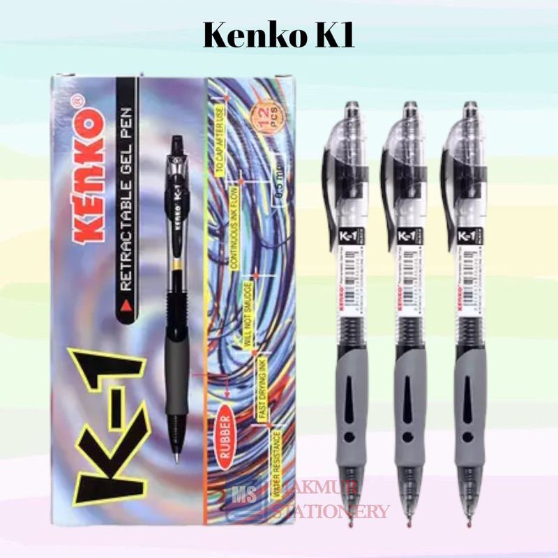 

Pulpen / Ballpoint / Pen Gel Kenko K-1 (12 Pcs) JunDW