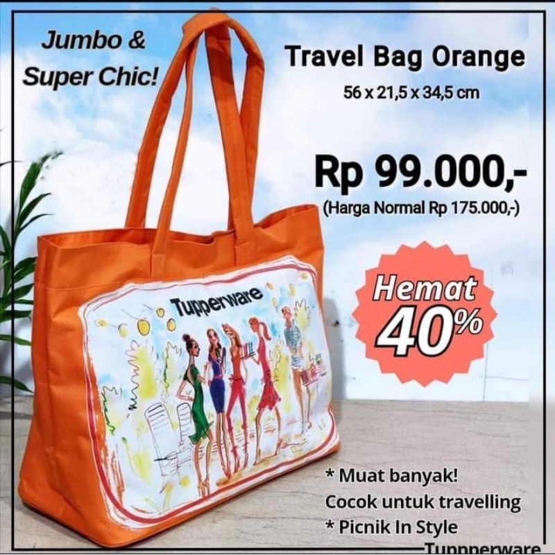 Travel bag tupperware / Tas tupperware original premium