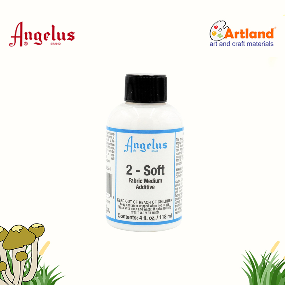 

Angelus 2-Soft Fabric Medium 4oz // Angelus Additive Paint
