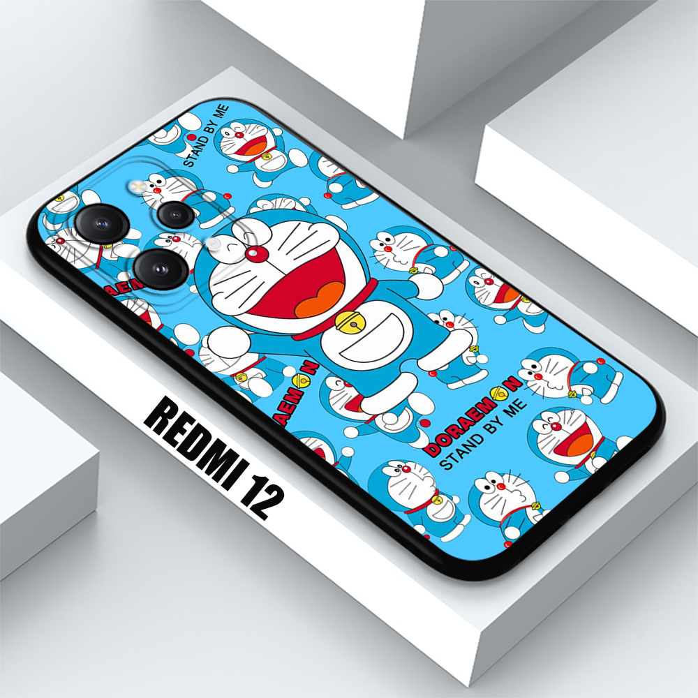 Softcase Pro Camera Redmi 12 [BSB033] Doraemon - HP Redmi 12 - kesing HP Redmi 12 - Case HP Redmi 12