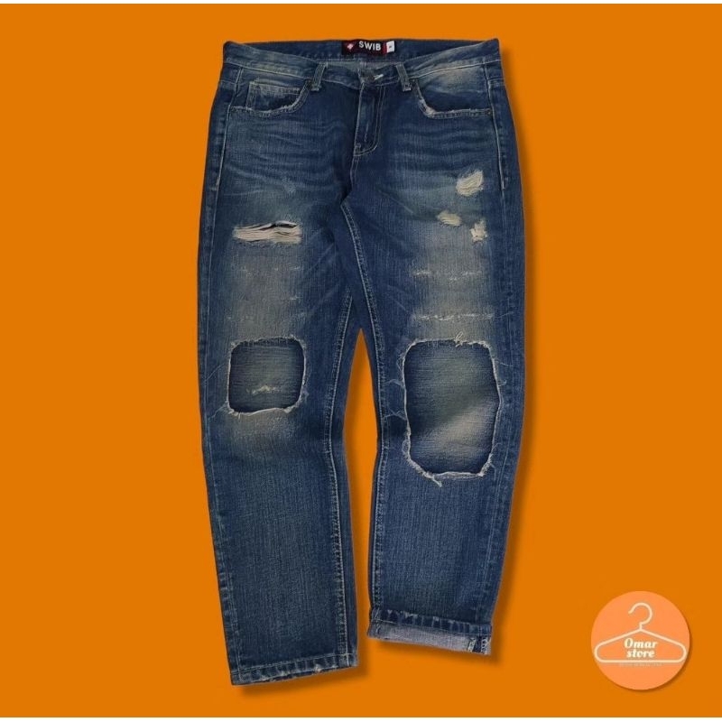 JEANS STUDIO DEPP RIPPED DENIM