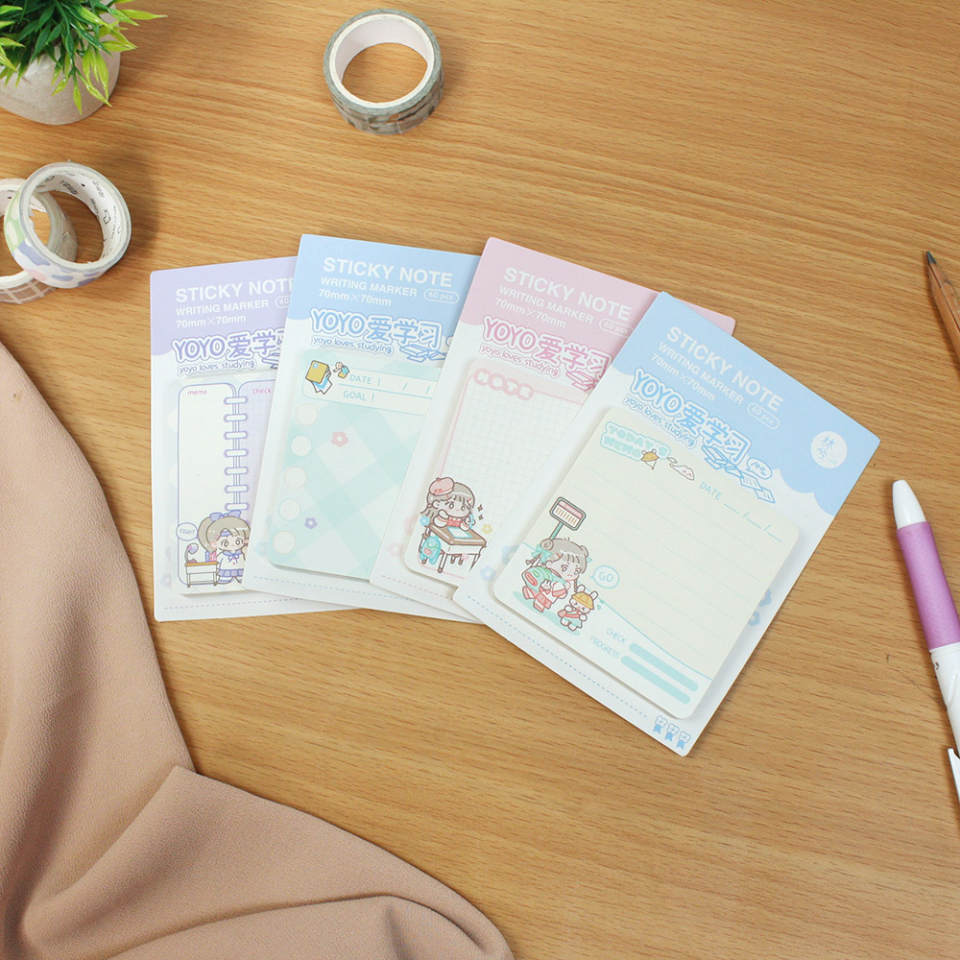 

Sticky Note / Kertas Memo Yoyo Love LX-30038 Panmomo