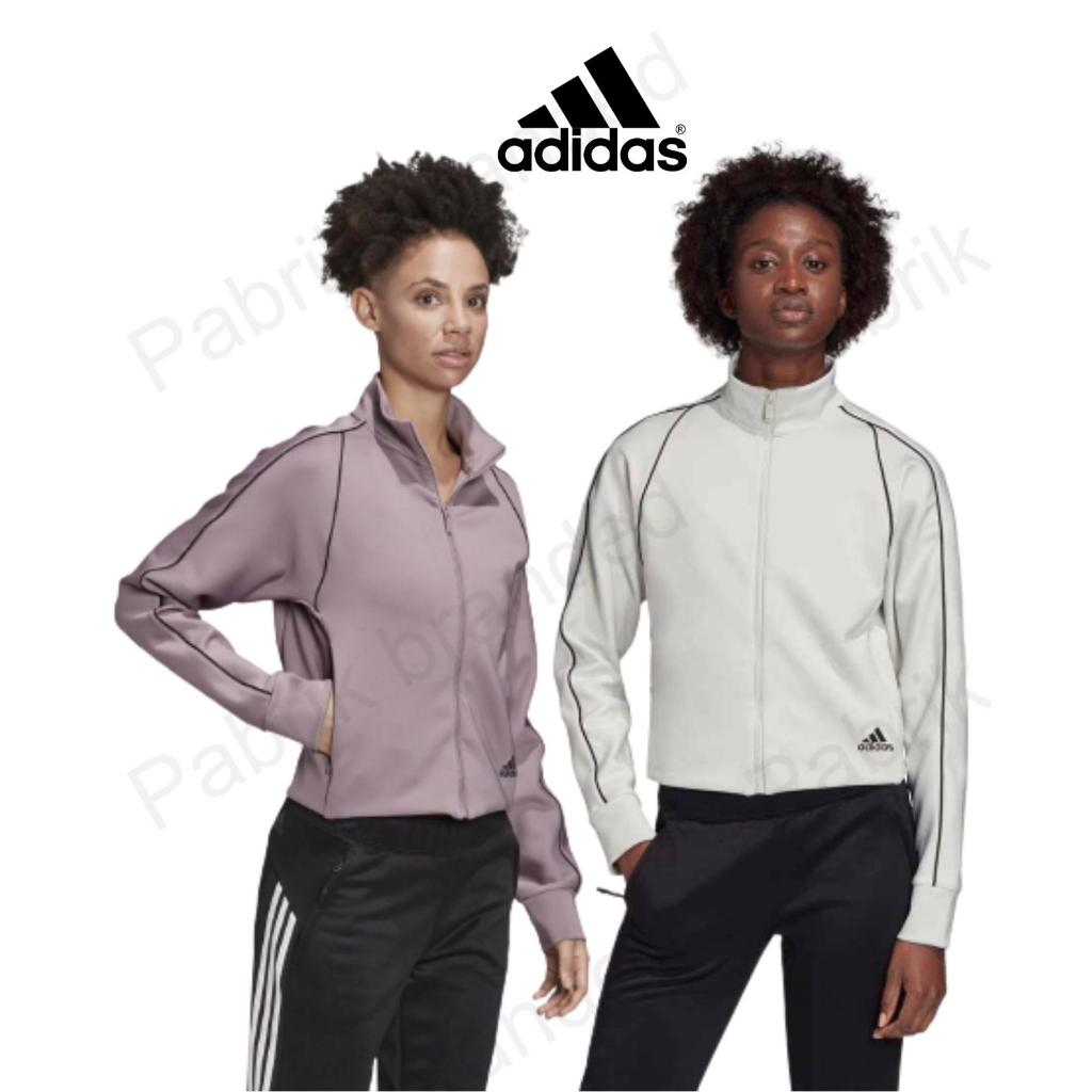 pabrik branded Adidas tracktop jacket sport women 1X 2X 3X M sweatshirt jaket wanita track top dewas