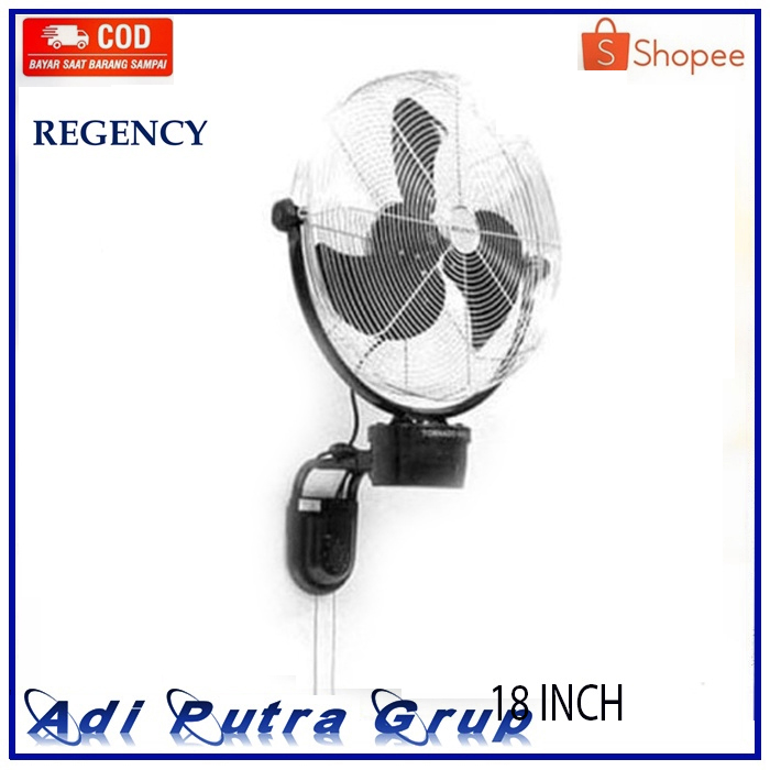 KIPAS ANGIN REGENCY DINDING 18IN ZTW-18 /WALL FAN REGENCY 18INCH