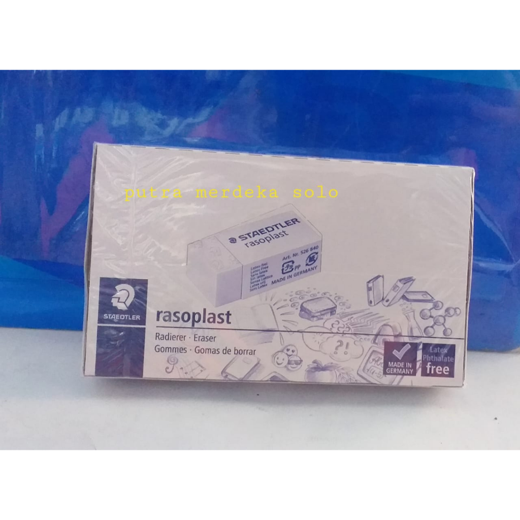 

Eraser , Penghapus, Setip Staedtler 1 PAK isi 40 PCS