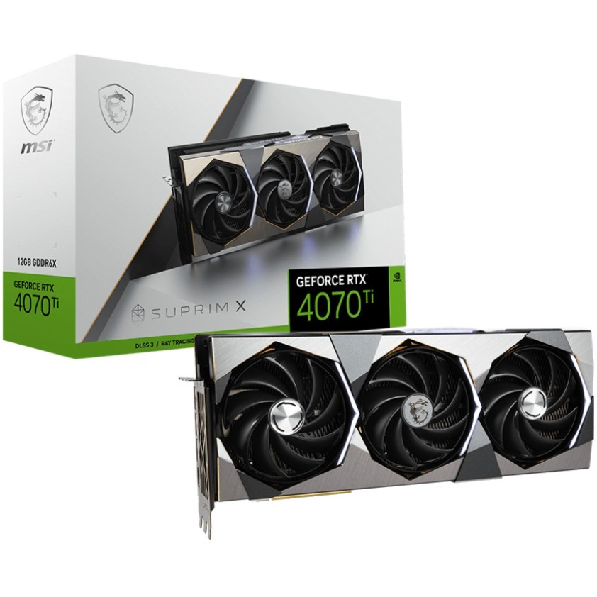 MSI GEFORCE RTX 4070 TI / RTX 4070TI SUPRIM X 12GB GDDR6X