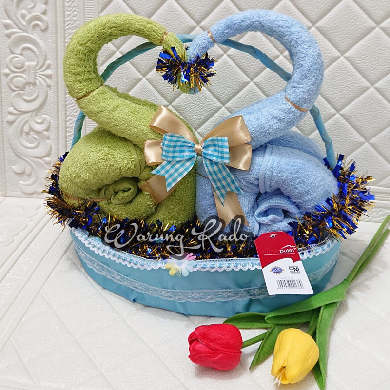 HANTARAN SESERAHAN PERNIKAHAN PAKET HANTARAN PARCEL HANDUK COUPPLE