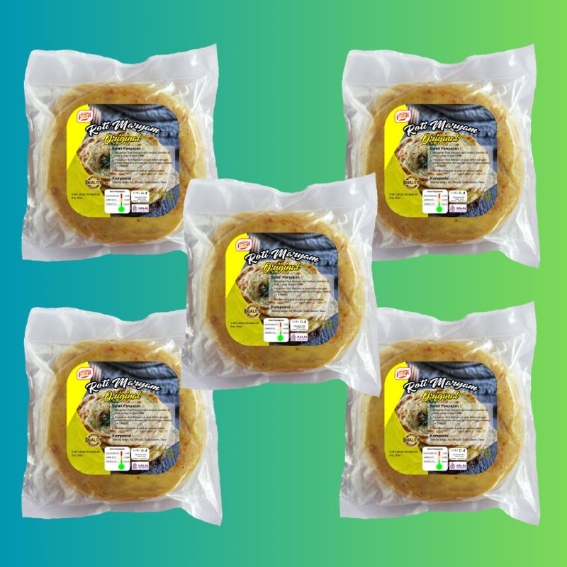 

[Paket 5 Pack] Roti Maryam Original (LARGE)