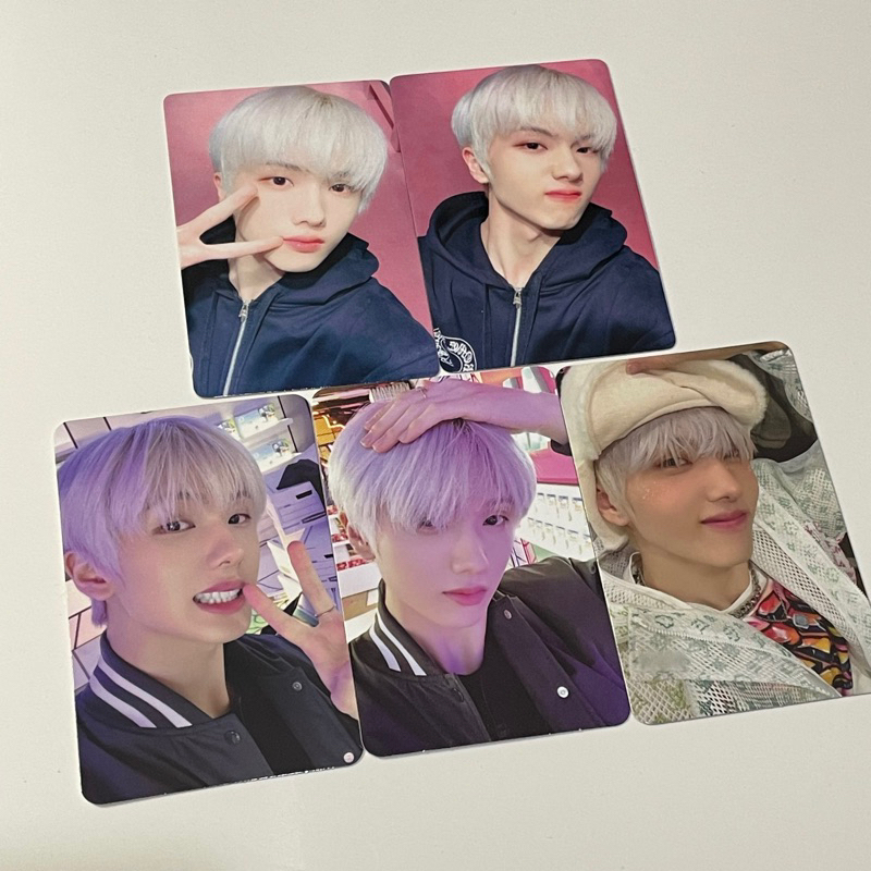 jisung digipack 4x6 photoset trading card tc B ver pob withfans r1 r3 glitch mode glimo album photoc