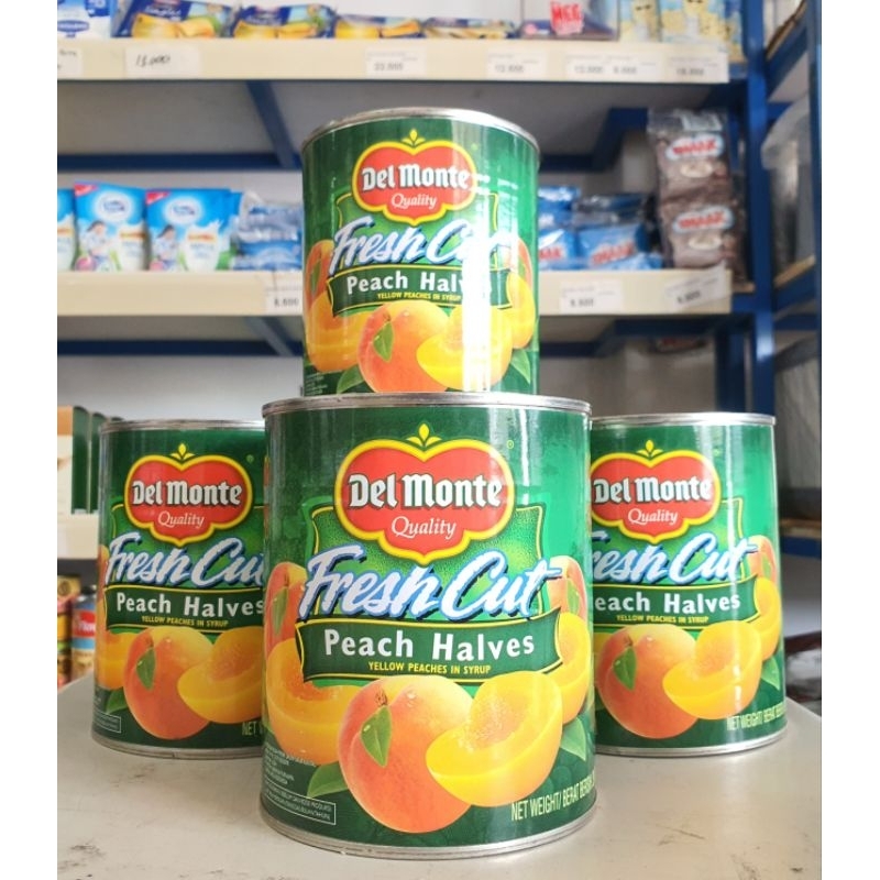 

Delmonte Peach Halves 825Gr / Buah Peach Delmonte 825Gr / Buah Kaleng Peach 825Gr