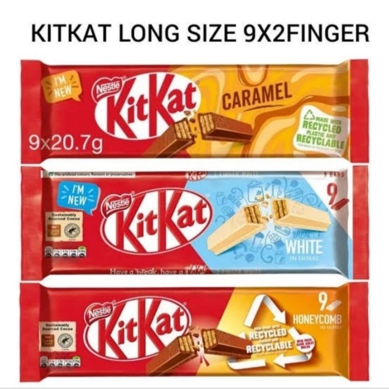 

COKLAT KIT KAT KITKAT LONG SIZE 9 PCS