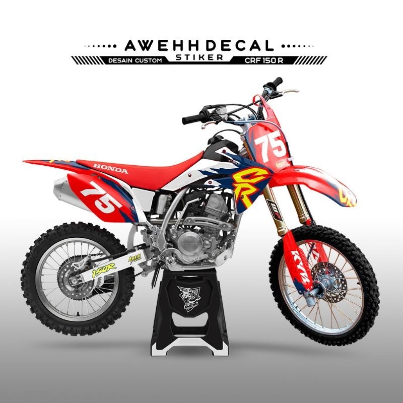 DECAL STIKER CRF 150 R LAMA