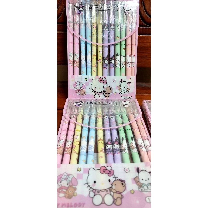 

1 SET PEN SANRIO KUROMI ( ISI 12 PCS )