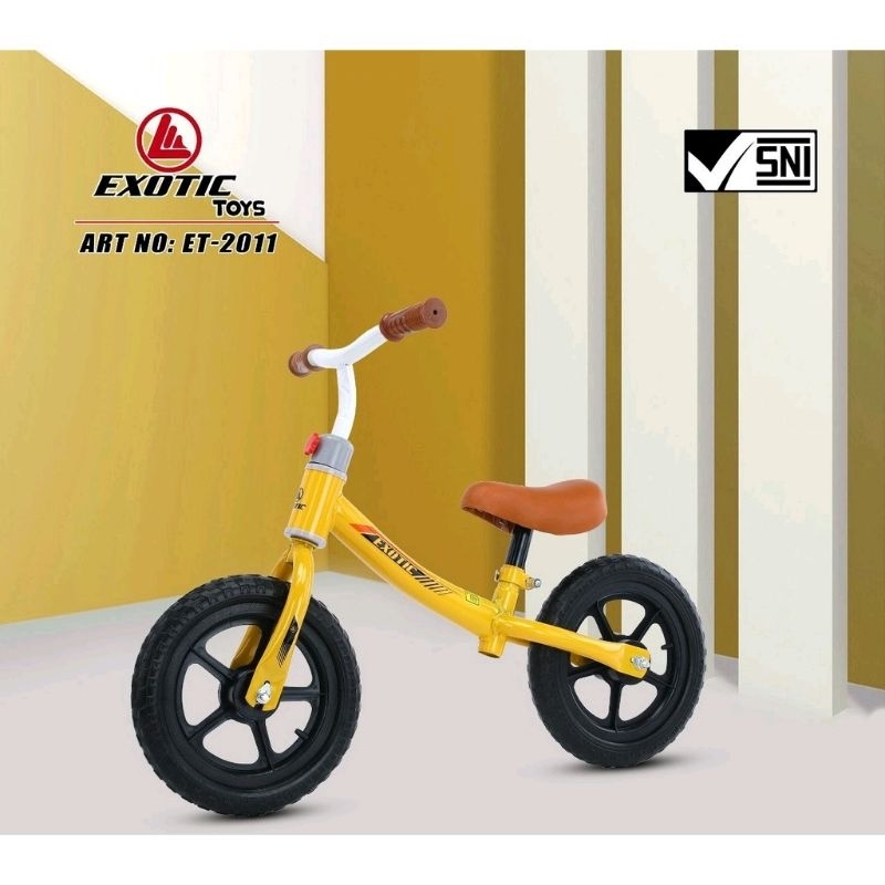 BALANCE BIKE SEPEDA ANAK KESEIMBANGAN TANPA PEDAL EXOTIC ET2011