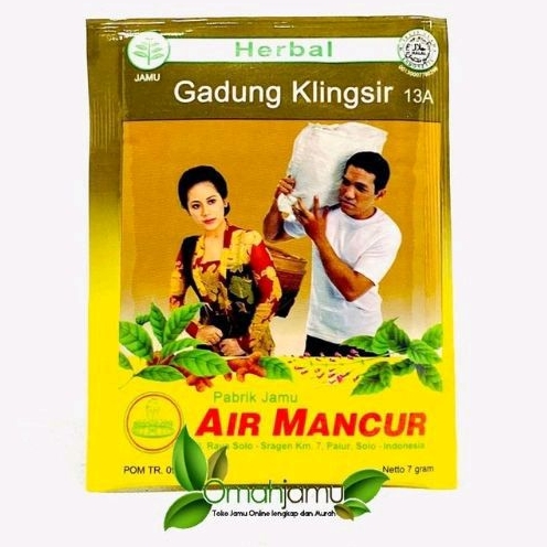 Air Mancur Jamu Gadung Klingsir Isi 10 Pack