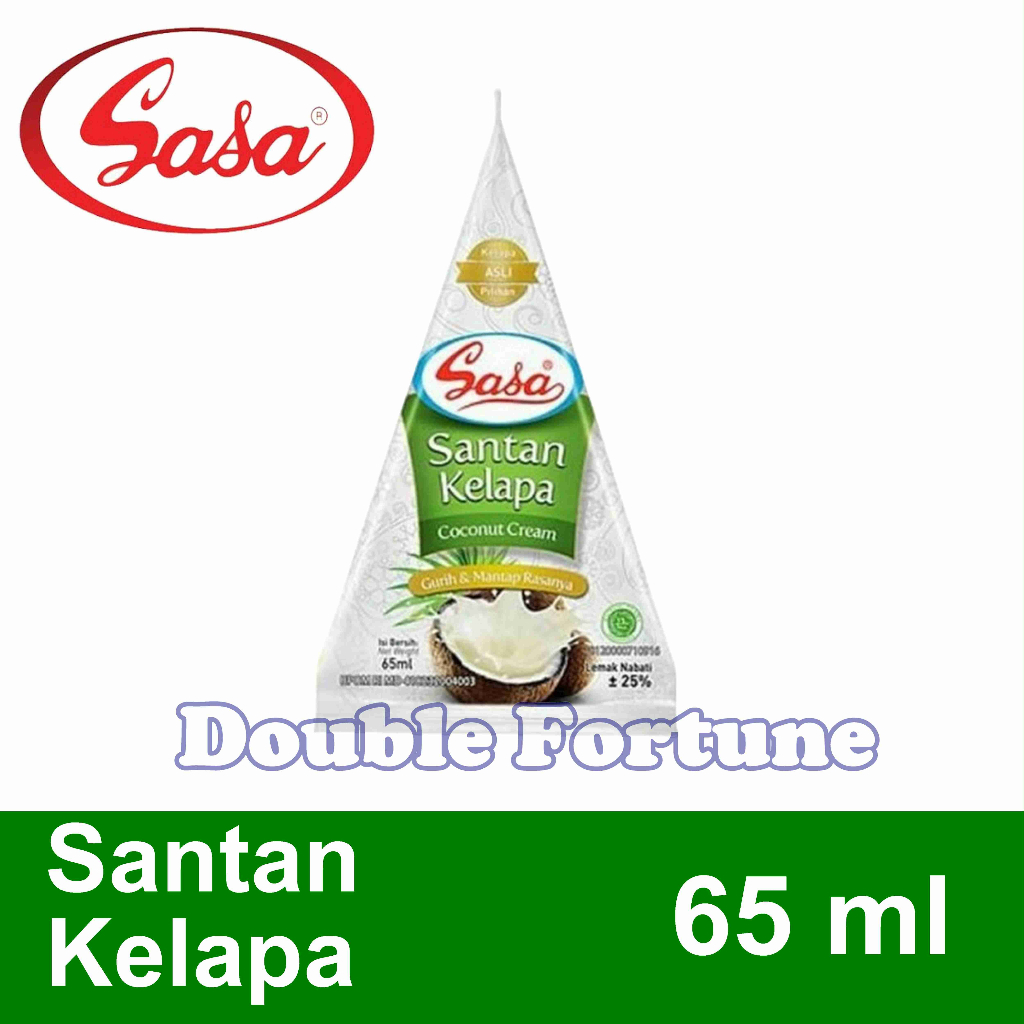 

SASA SANTAN KELAPA 65ML BUMBU MASAK INSTAN SANTAN CAIR