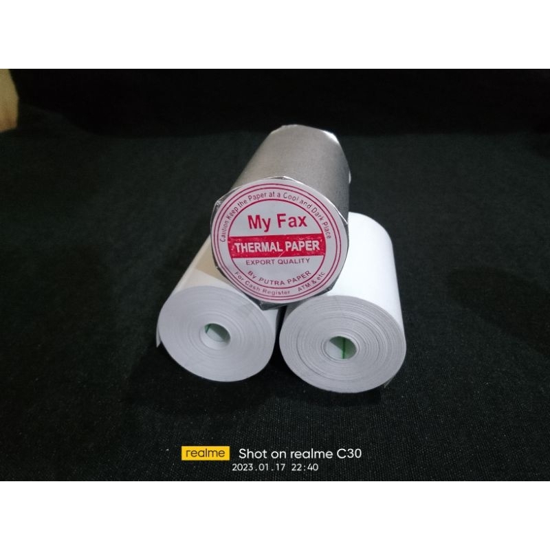 

Kertas Thermal EDC Bluetooth UK.58/57x35 isi 10 pcs