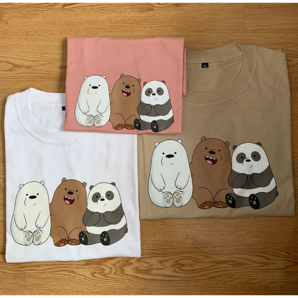 Baju Kaos Couple Keluarga Bear - Duck'ee Season 4