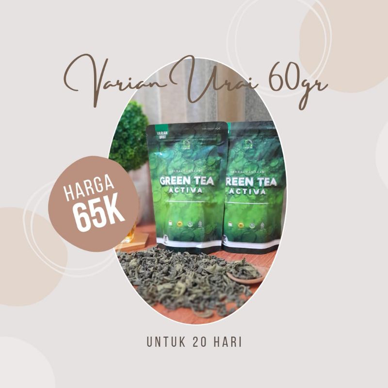 

Activa Green Tea Bubuk kemasan 65 gr