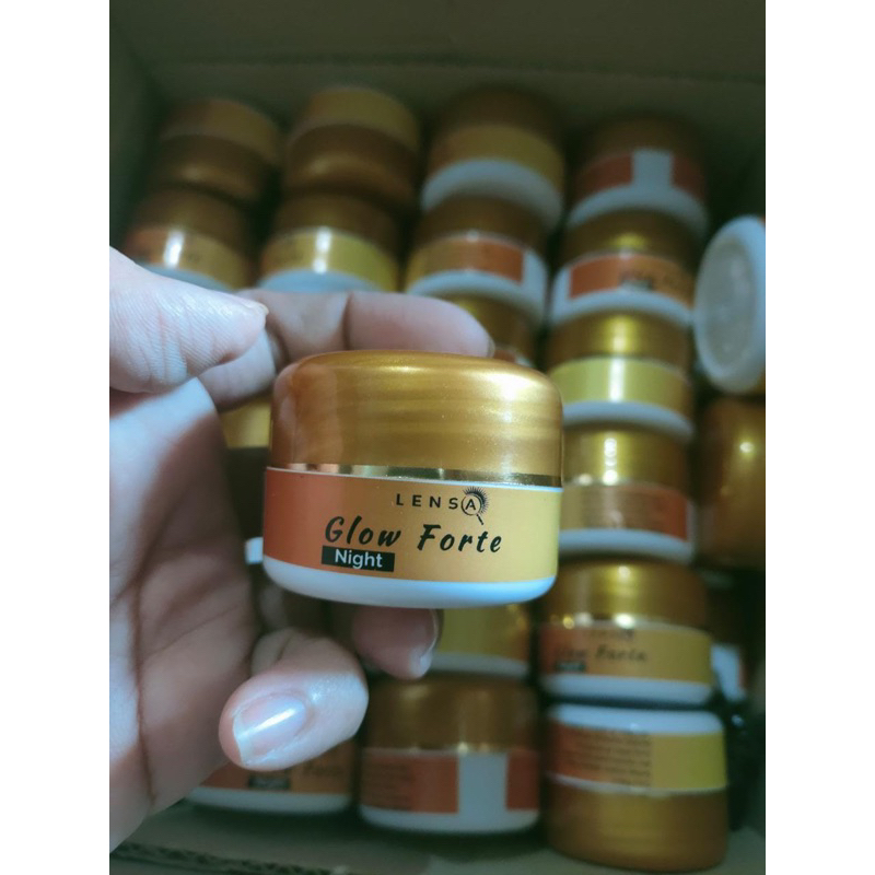 GLOW FORTE NIGHT CREAM LENSA / CREAM MALAM GLOW FORTE LENSA / Salep Flek Forte