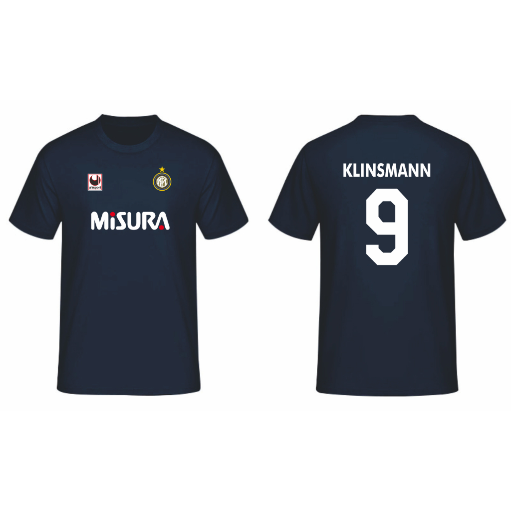 T-SHIRT KAOS INTER MILAN RETRO JURGEN KLINSMANN
