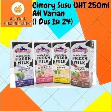 

Cimory Susu UHT 250ml All Varian (1 Dus Isi 24)