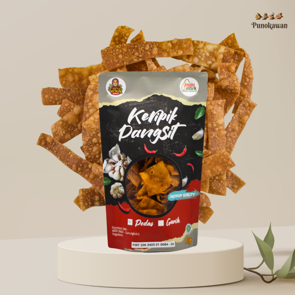 

Keripik Pangsit Pedas