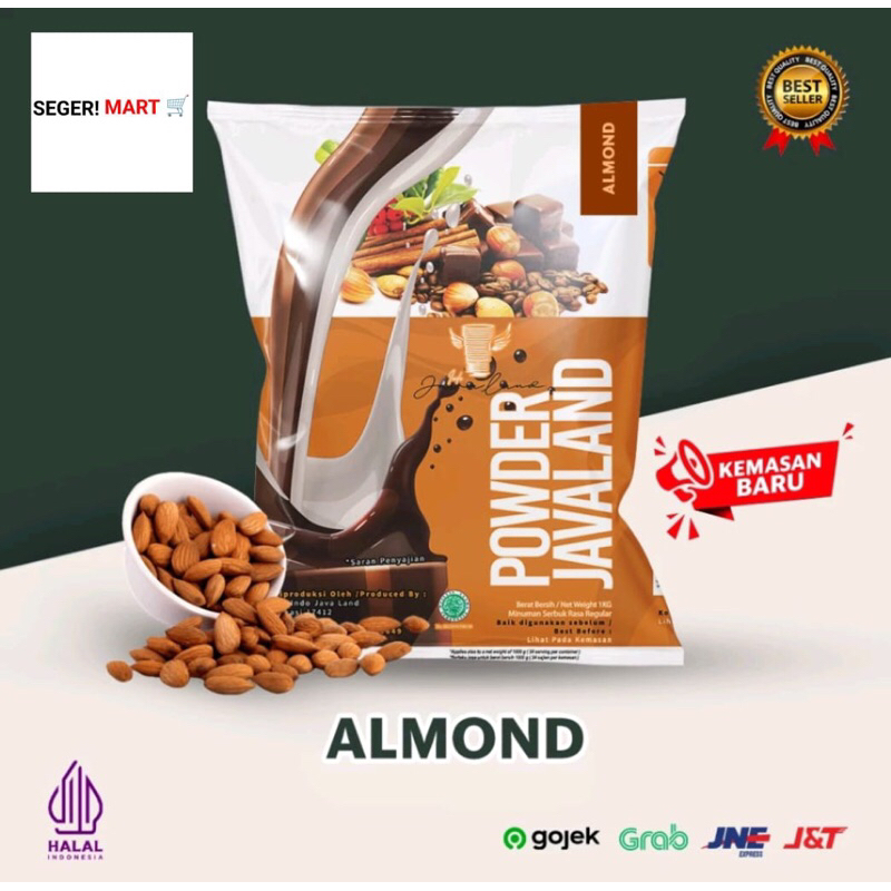 

Powder Bubuk Minuman Rasa Almond Ukuran 1Kg
