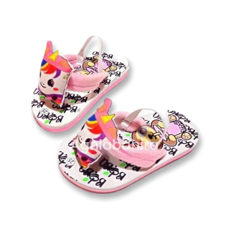 Sandal Bayi Motif Boneka Boba Terbaru Lucu
