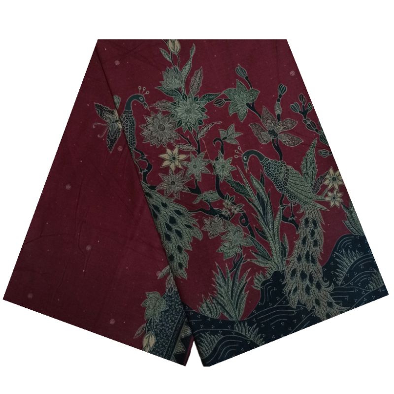 Kain Batik Pekalongan Modern Motif Burung Merak