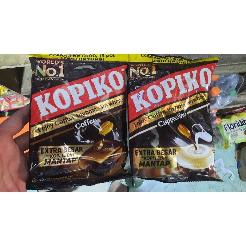 

permen kopiko 2 rasa coffe dan capucino 1bungkus isi 50