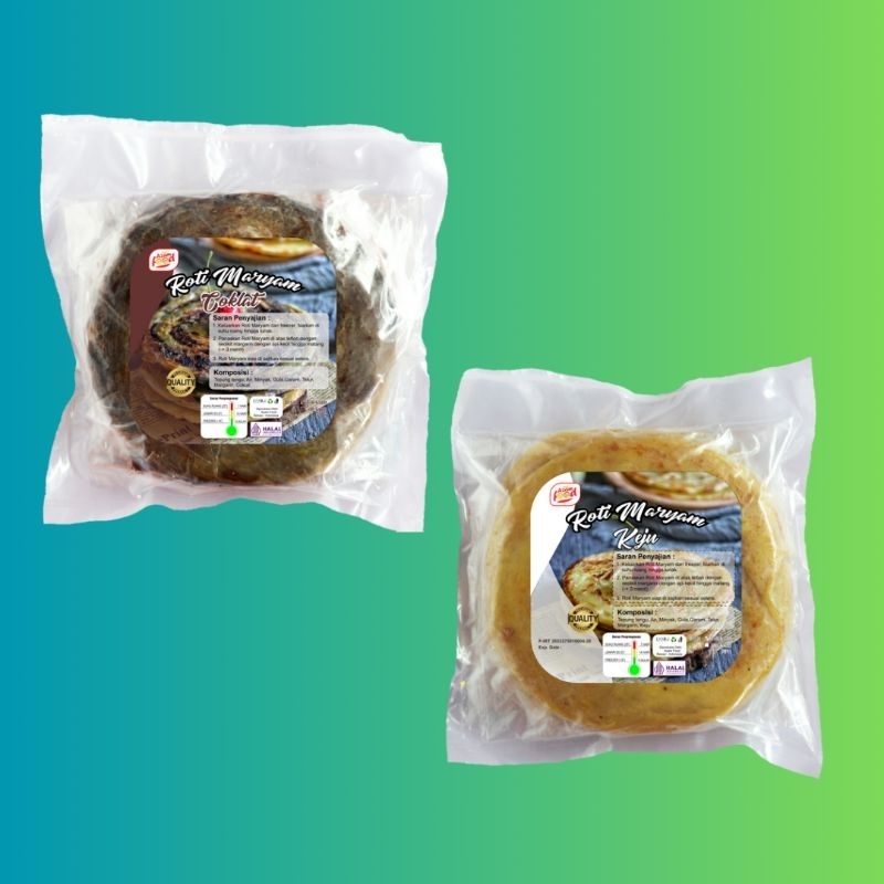 

[PAKET 2 MIX] ROTI MARYAM COKELAT & KEJU LARGE