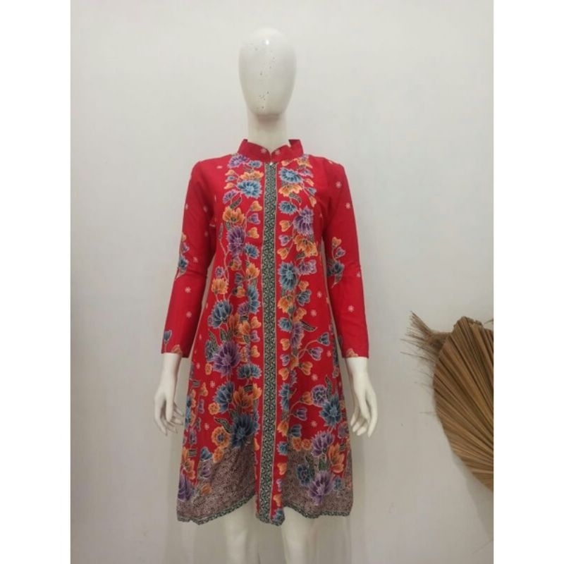 TUNIK BATIK JUMBO TUNIK BATIK WANITA BUSUI TERBARU ATASAN BATIK CANTIK DAN ELEGAN BAJU BATIK KONDANG