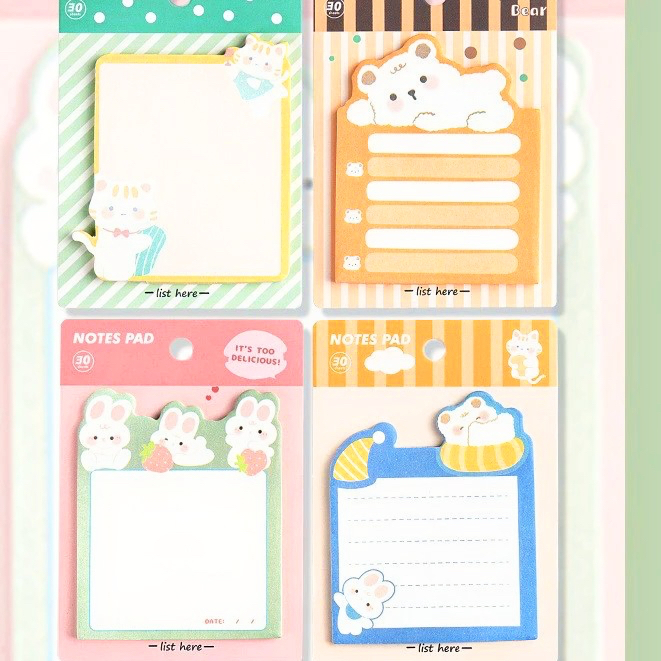 

Sticky Note Motif Kartun Lucu Sticky Notes Penanda Buku
