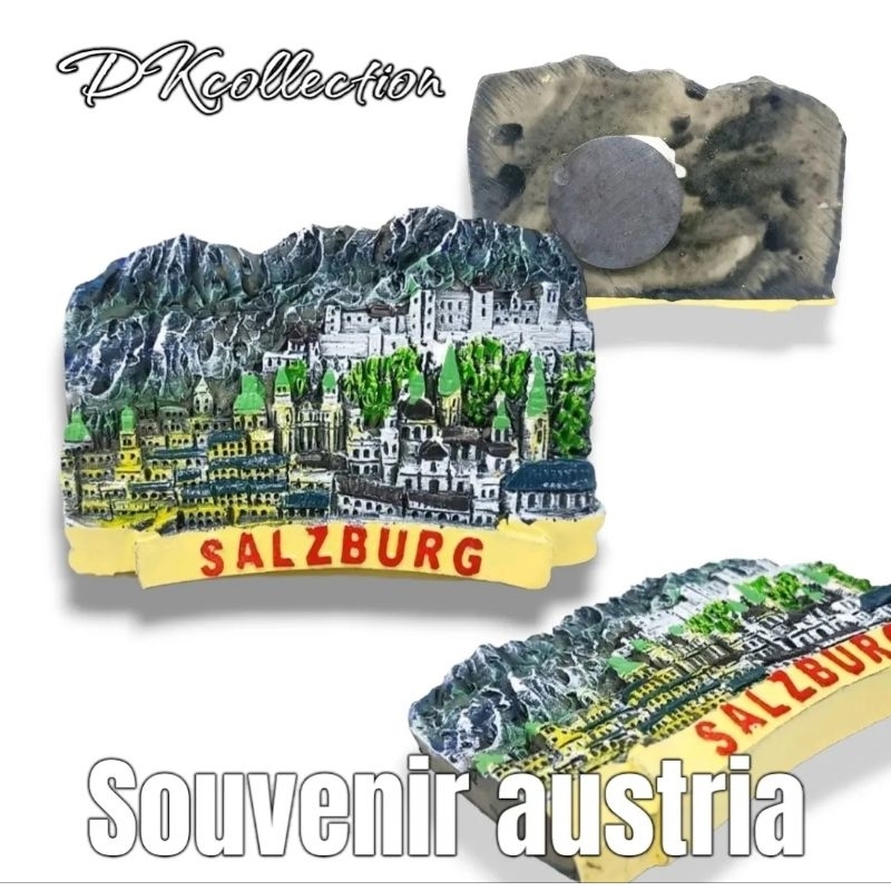 Magnet Austria magnet kulkas Austria Souvenir Austria tempelan kulkas Austria magnet Salzburg