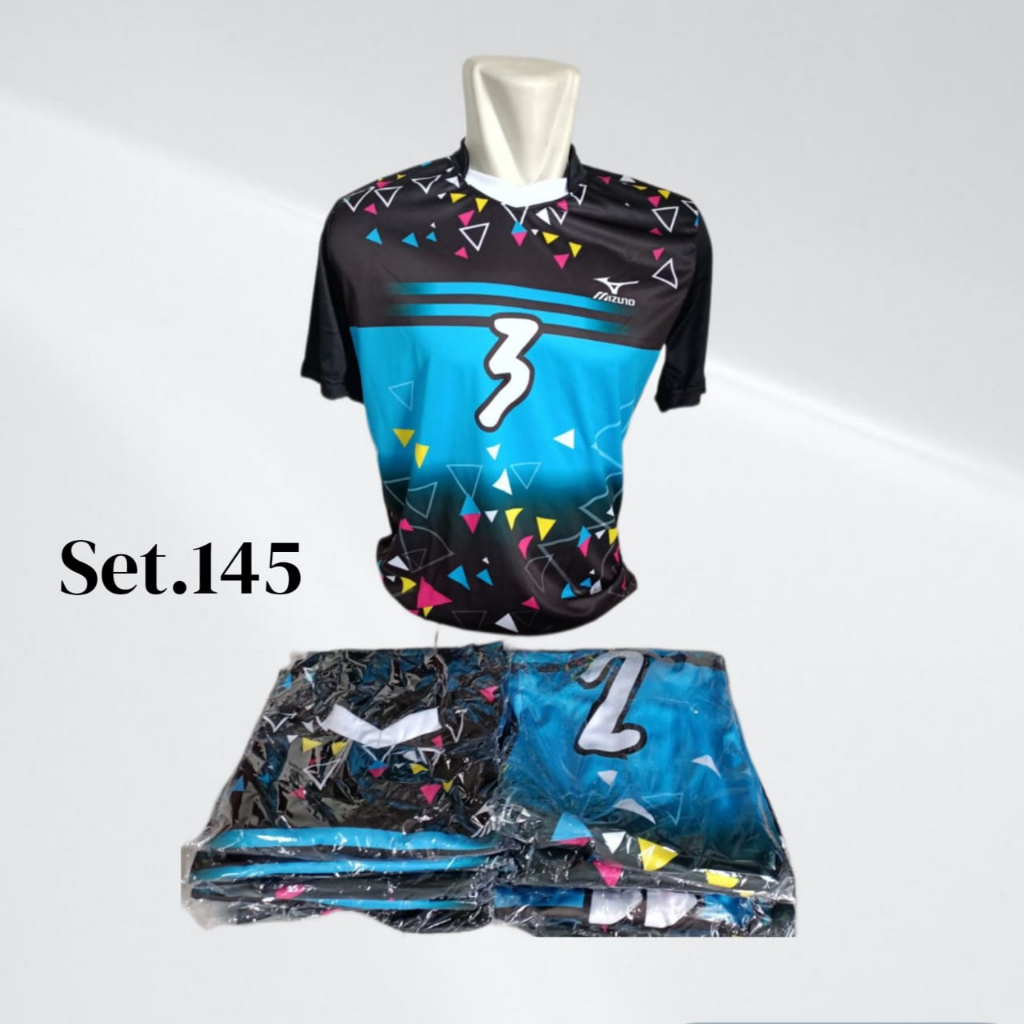 Jersey lusinan kaos volly isi 12pcs pria wanita.kode 145