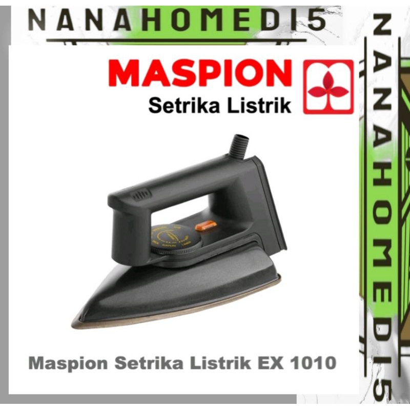 MASPION Setrika Listrik EX-1010 - Gosokan Baju EX1010 EX 1010