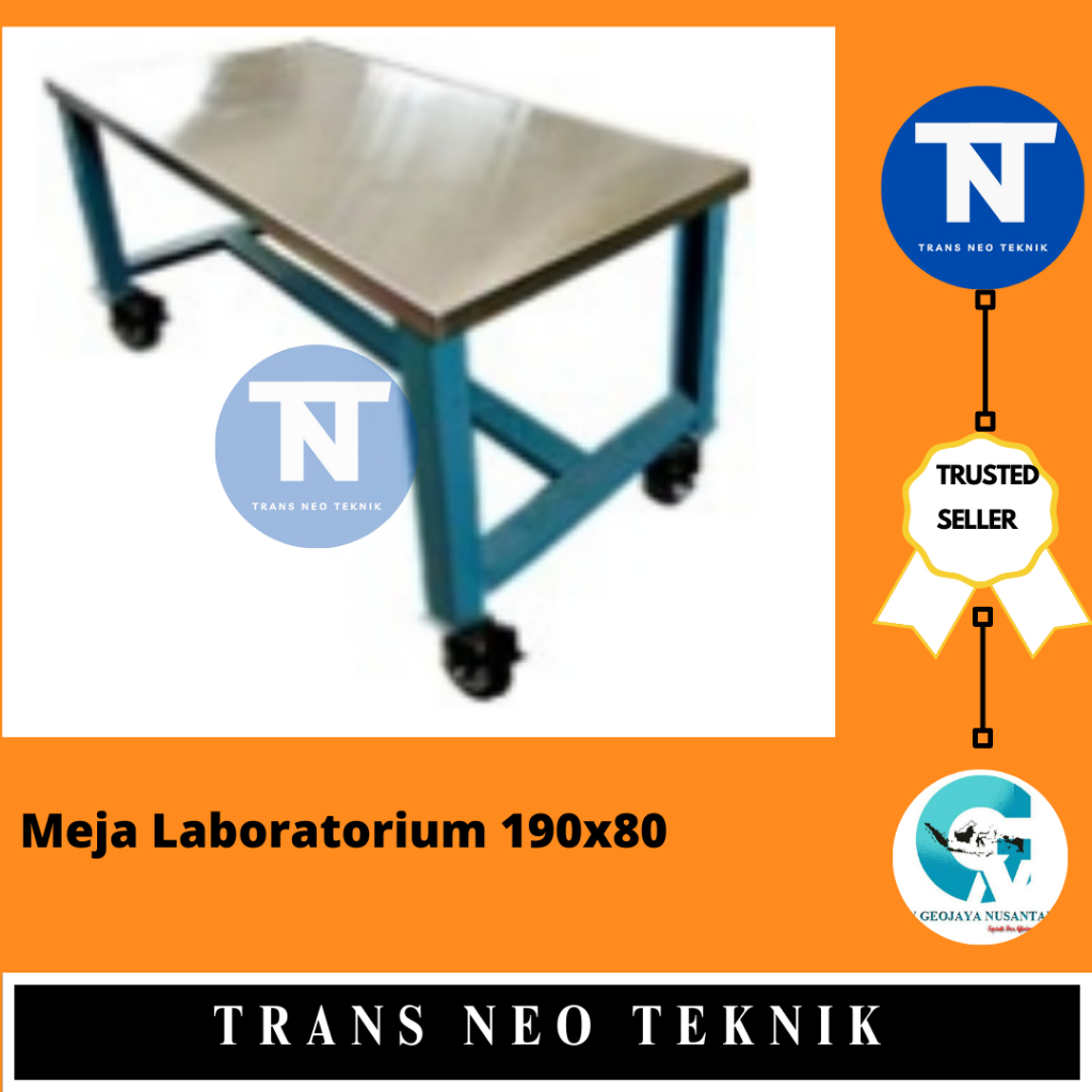 Meja Laboratorium 190x80 Kayu