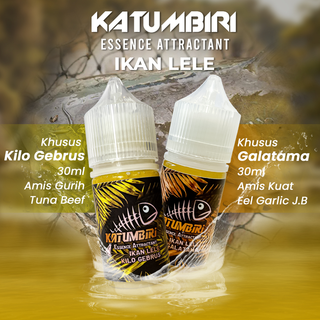 Katumbiri Essen Mancing Ikan Lele Harian Galatama Bebas Media Umpan Isi 30ml
