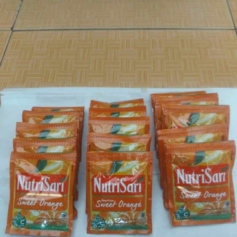 

NUTRISARI sweet orange. 1 renteng isi 10