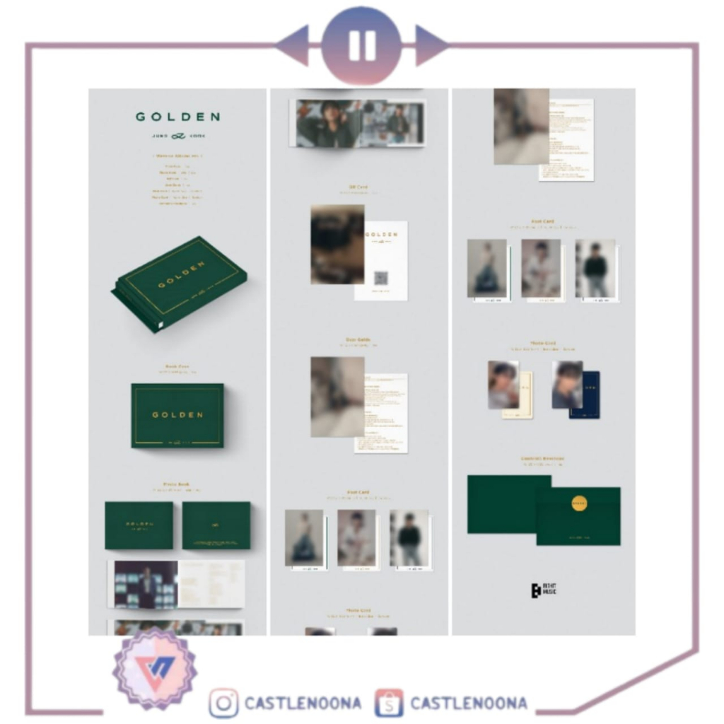 [OPEN PO] JUNGKOOK [GOLDEN] (Weverse Albums Ver.)
