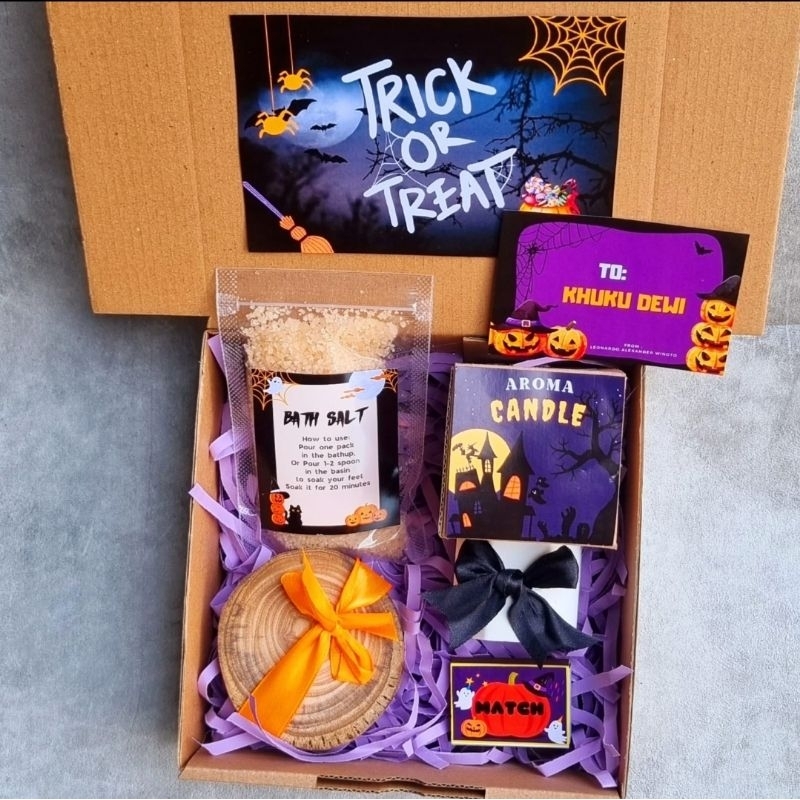 

Hampers Halloween / Giftbox Dekorasi Halloween