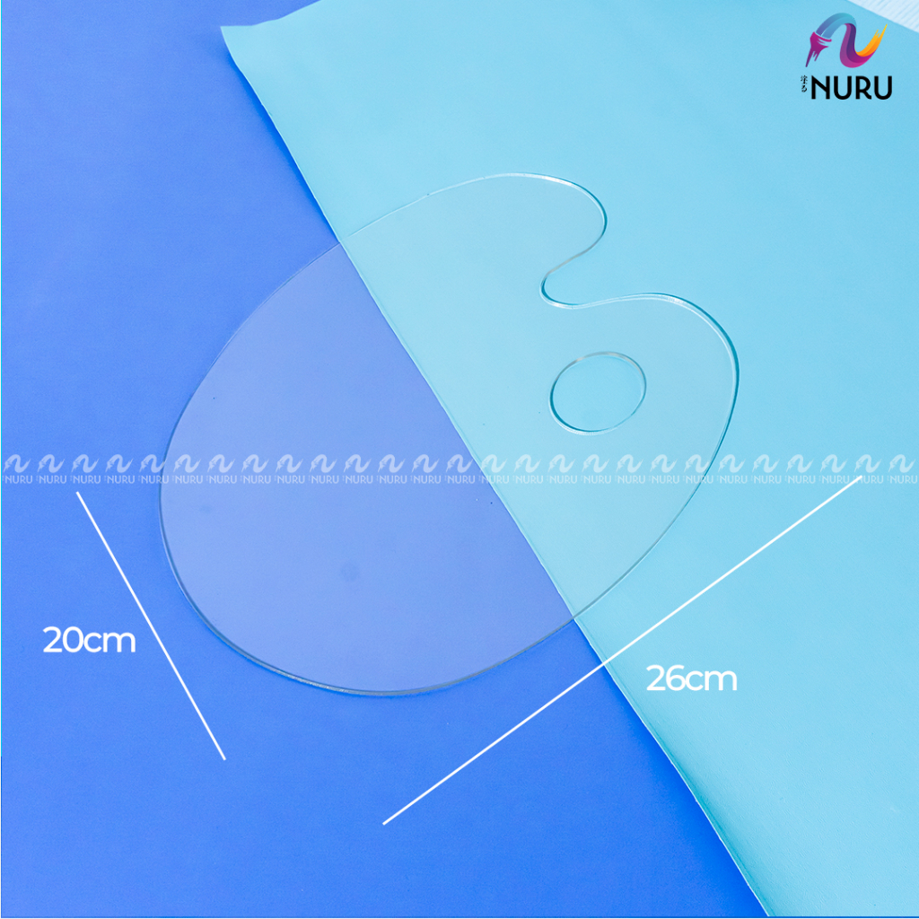 

Palet Lukis Akrilik Transparan | Acrylic Painting / Clear Pallete Nuru