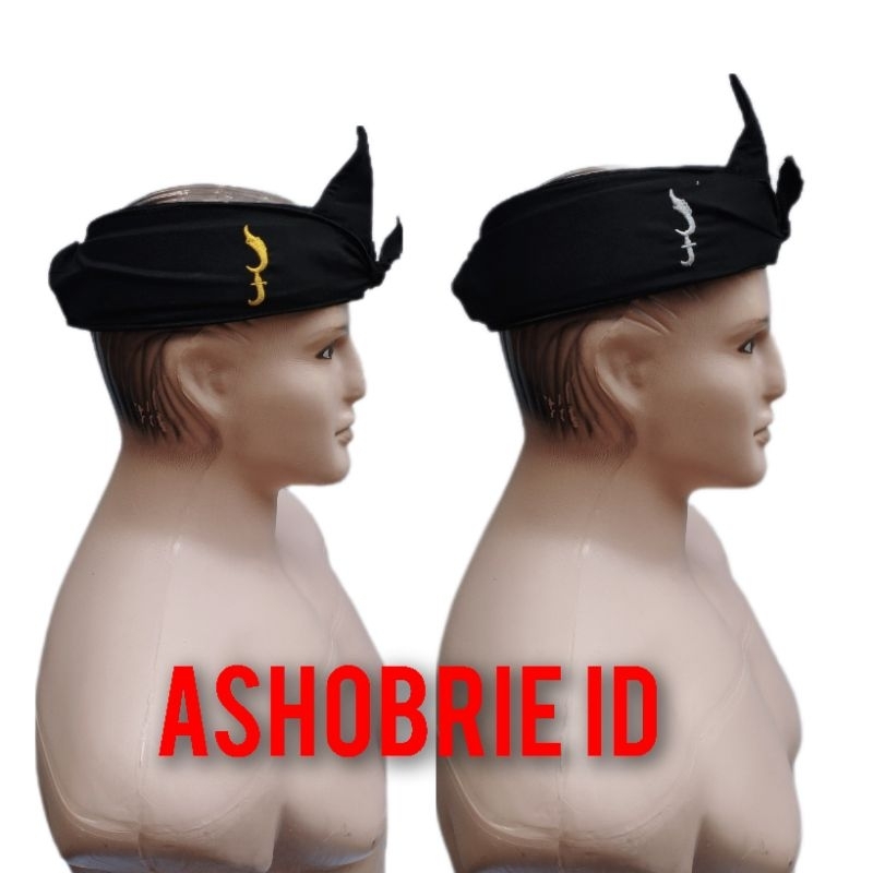 Iket sunda kujang totopong iket kepala praktis blangkon kujang