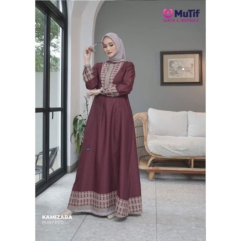 GAMIS MUTIF TERBARU 2023 MUTIF KAMIZARA | MUTIF